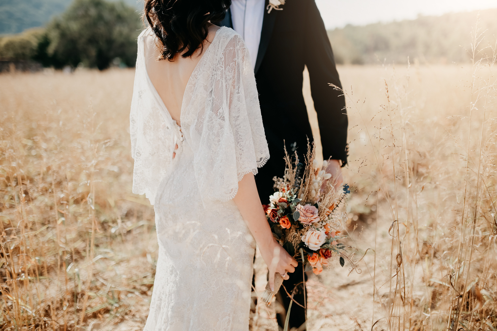 Rustic wedding bouquet